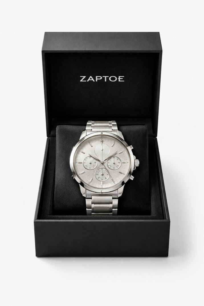 Zaptoe Round Analog Wrist Watch