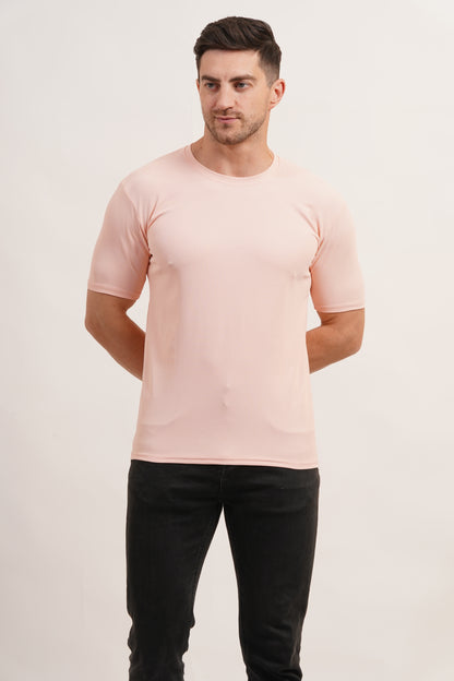 Half Sleeve Solid Black Cotton Matty T-Shirt for Men | Premium Plain T-Shirt | Wholesale Bulk Supply