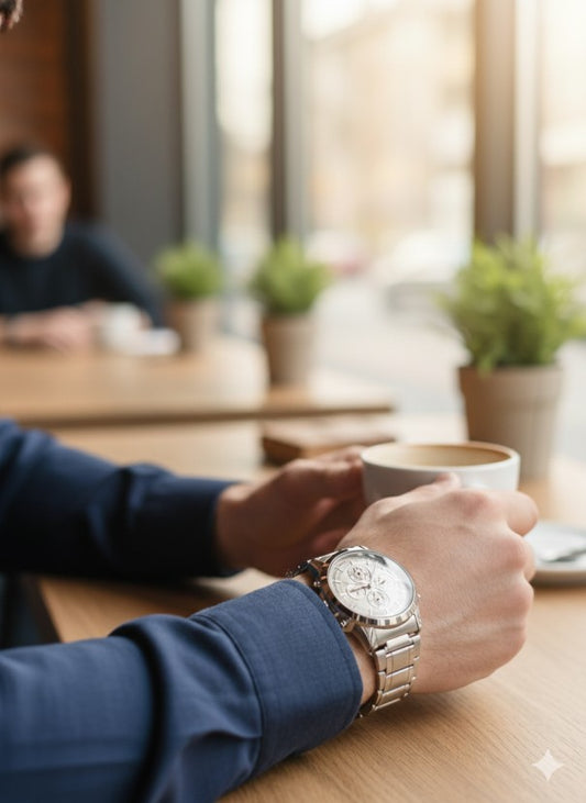 Zaptoe Round Analog Wrist Watch