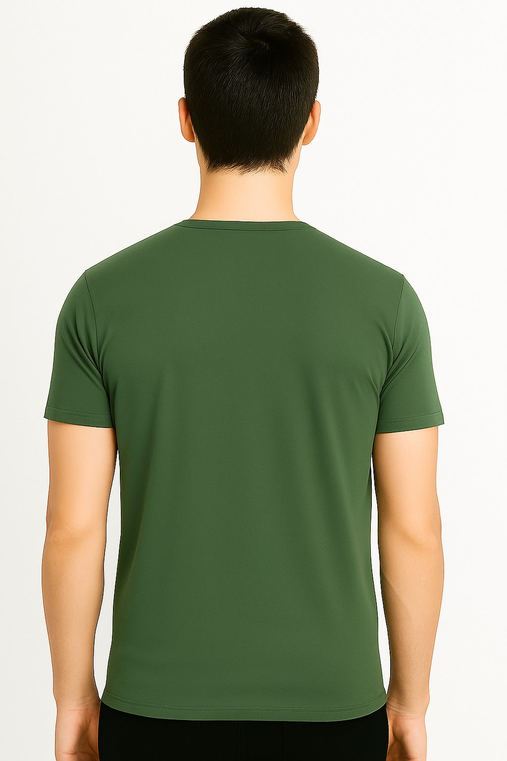 Men’s Dry-Fit Half Sleeve Round Neck Olive T-Shirt | Quick Dry Sports T-Shirt Wholesale