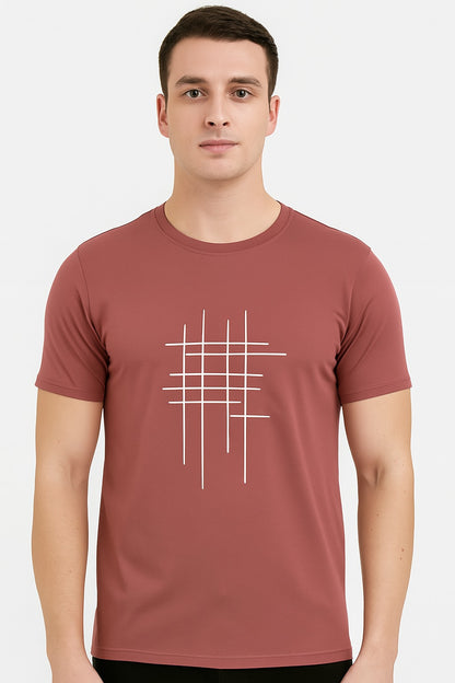 Men’s Dry-Fit Half Sleeve Round Neck Peach T-Shirt | Quick Dry Sports T-Shirt Wholesale