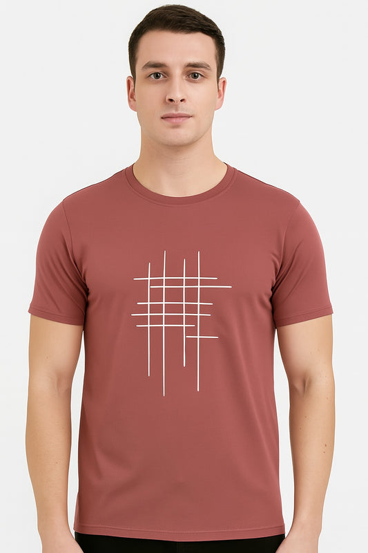 Men’s Dry-Fit Half Sleeve Round Neck Peach T-Shirt | Quick Dry Sports T-Shirt Wholesale