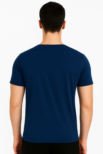 Men’s Dry-Fit Half Sleeve Round Neck Navy T-Shirt | Quick Dry Sports T-Shirt Wholesale