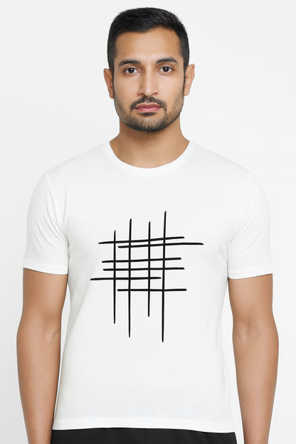 Men’s Dry-Fit Half Sleeve Round Neck White T-Shirt | Quick Dry Sports T-Shirt Wholesale