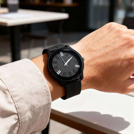 Zaptoe Round Analog Wrist Watch